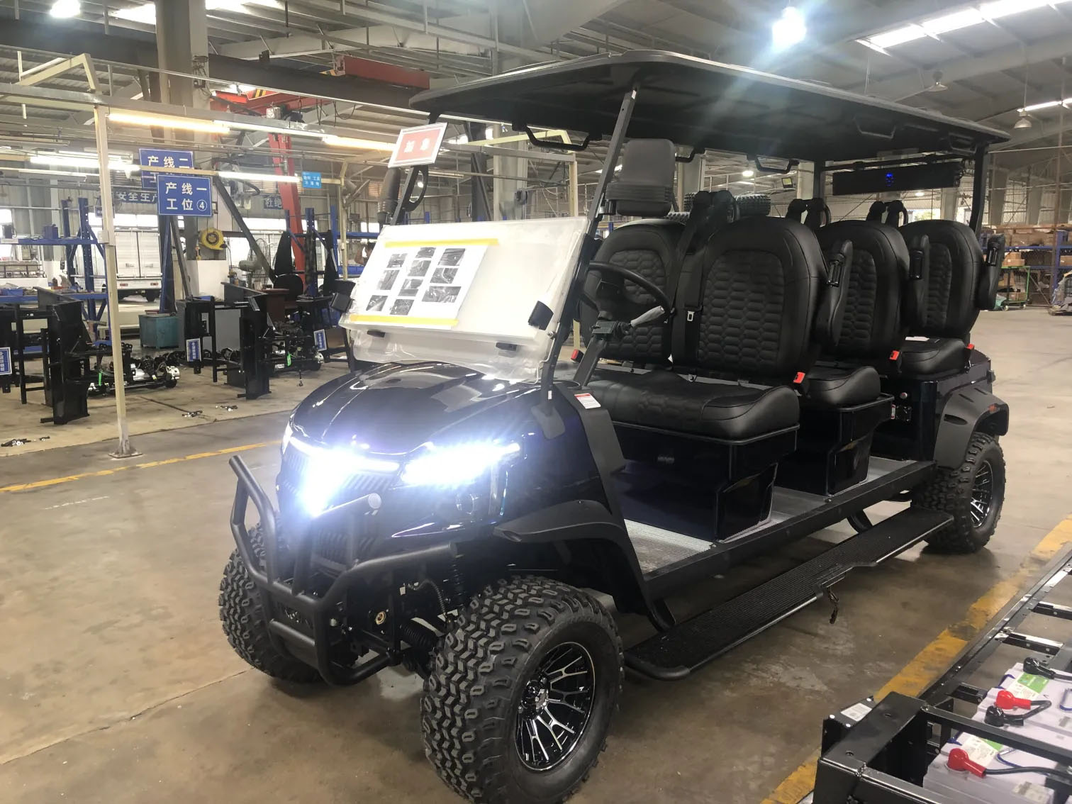 6 Seaters Lithium Battery Golf Cart