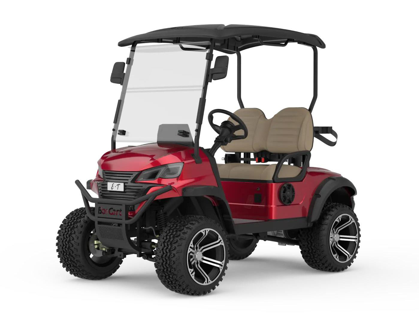 4-Wheel 2 Seats Golf Cart