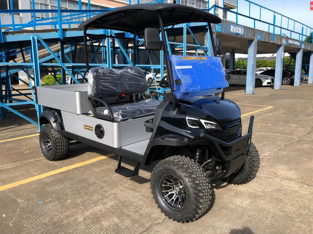 2 Seats Utility Electric Golf Cart With Cargo Box