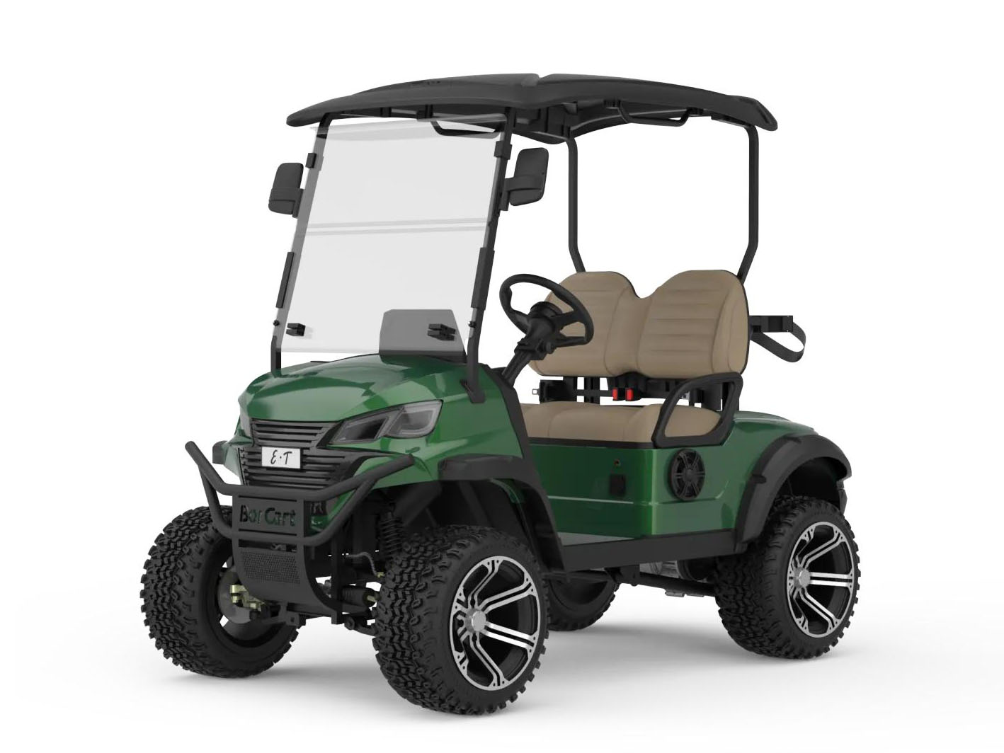 4-Wheel 2 Seats Golf Cart