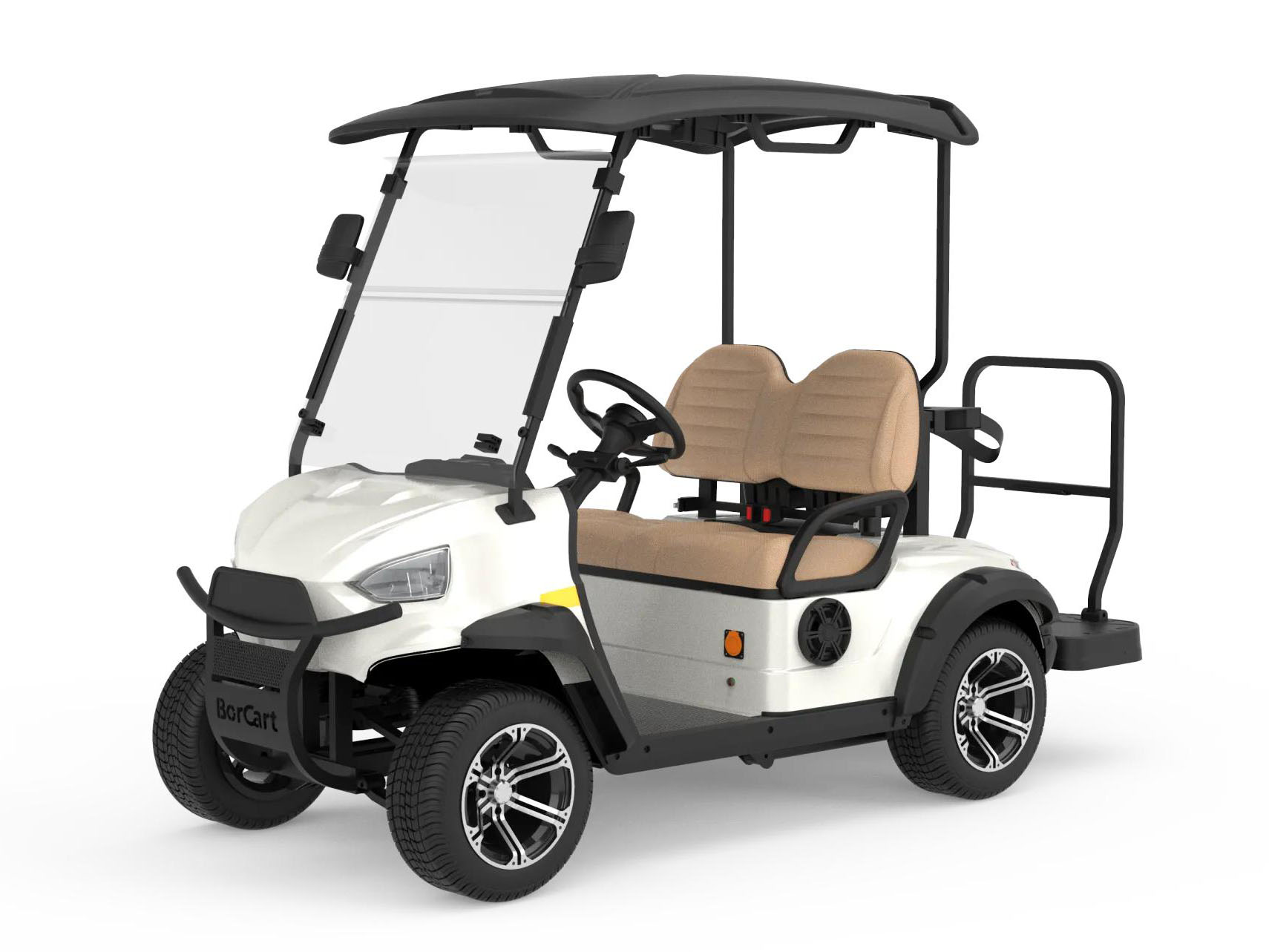 2 Passenger Golf Car With Caddie Stand