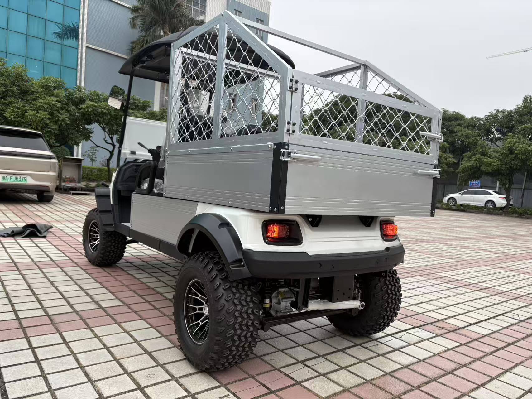 2 Seats Utility Electric Golf Cart With Cargo Box