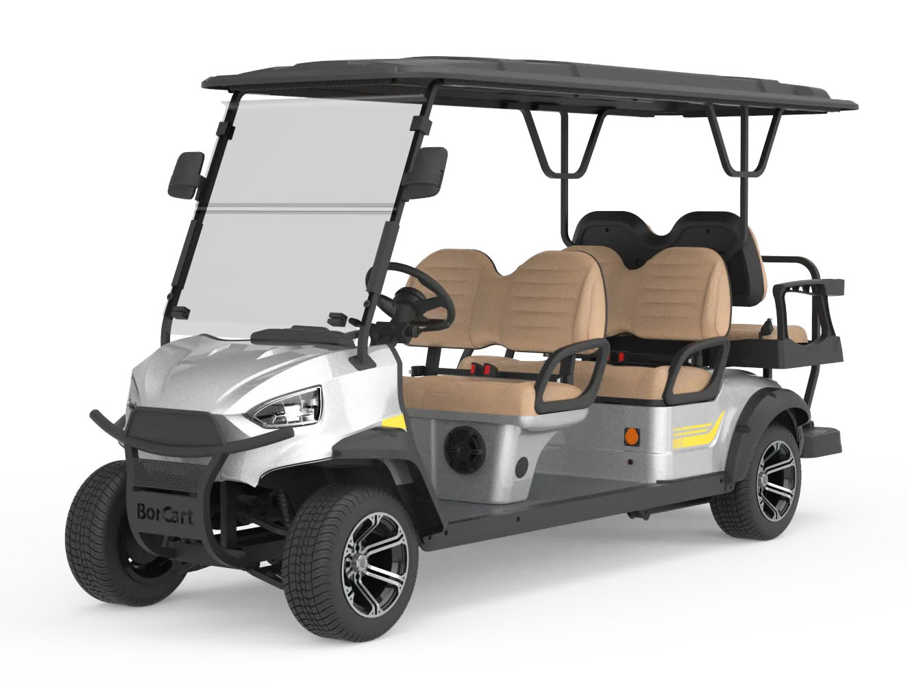 5000W 4 Wheel Golf Cart