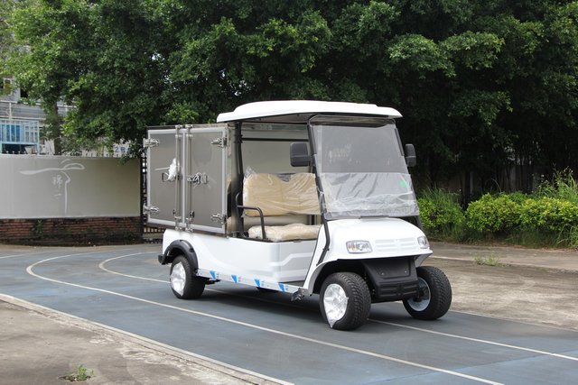 2 Seats Electric Cargo Van with Stainless Steel Box