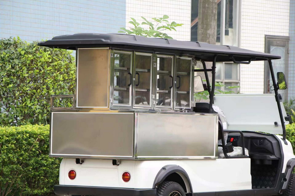 2 Seats Food Cart Buggy Bar