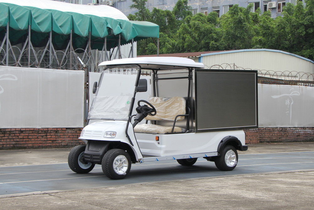 2 Seats Electric Cargo Van with Stainless Steel Box