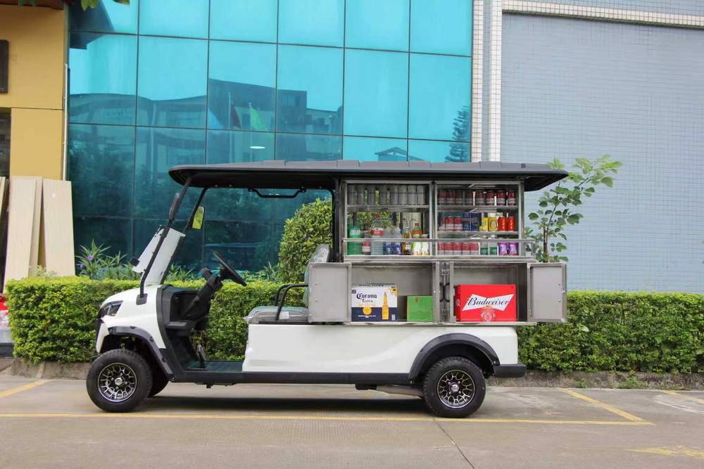 2 Seats Food Cart Buggy Bar