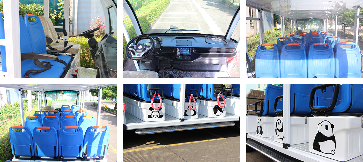 23 Seats Panda Sightseeing Cart