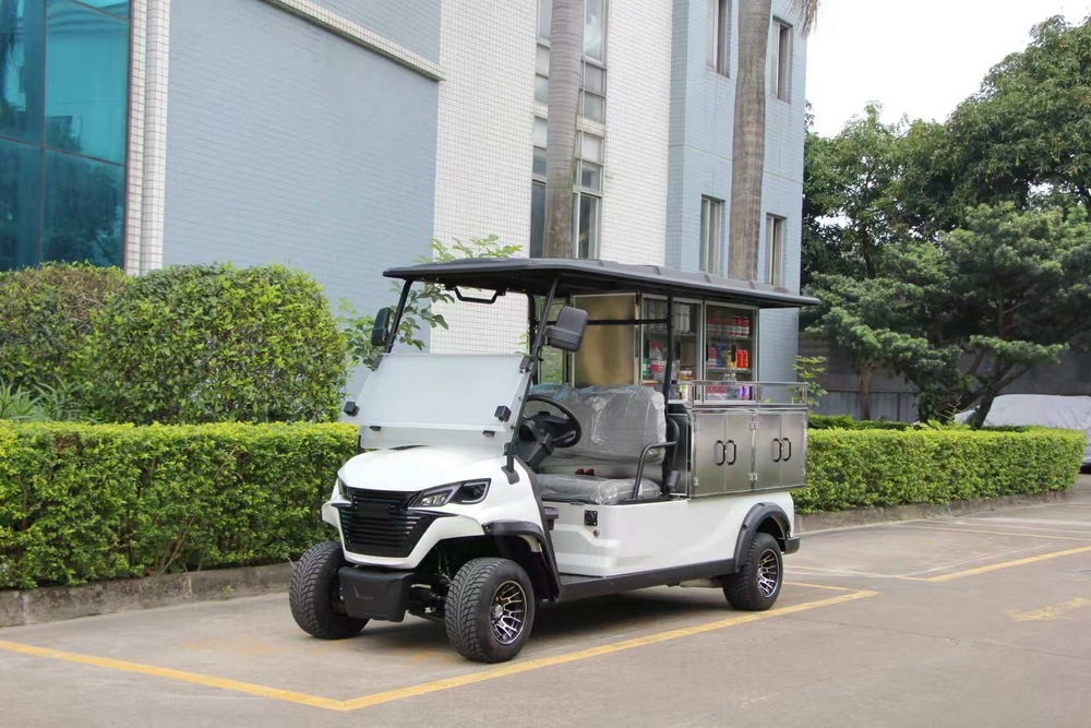 2 Seats Food Cart Buggy Bar