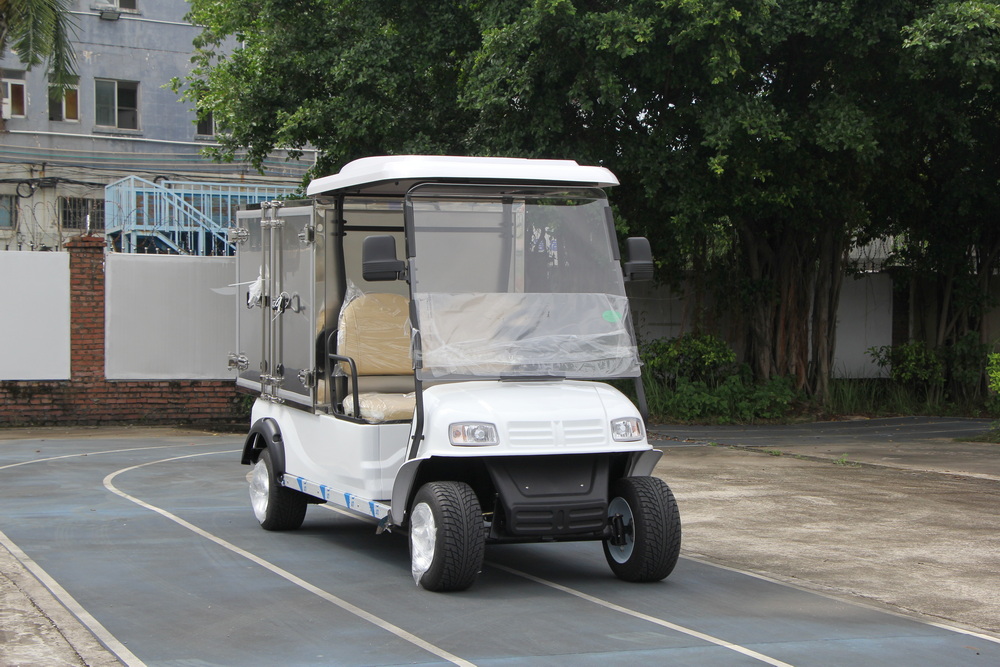 2 Seats Electric Cargo Van with Stainless Steel Box